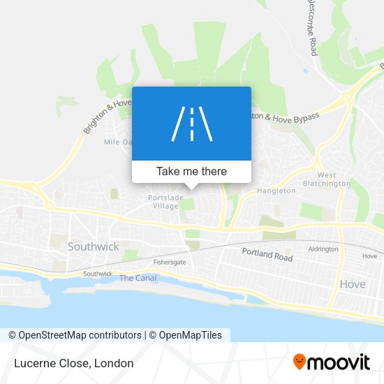 Lucerne Close map