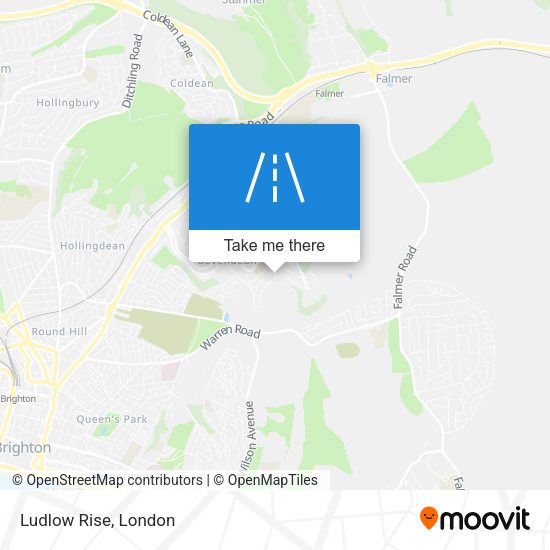 Ludlow Rise map
