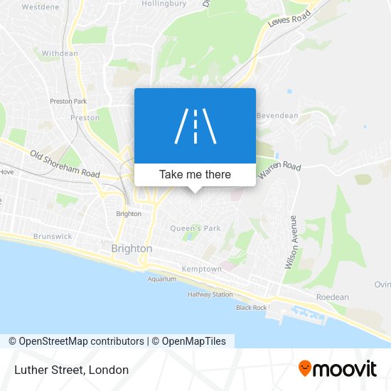 Luther Street map