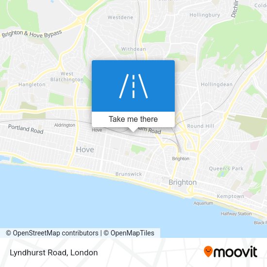 Lyndhurst Road map