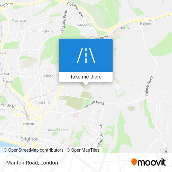 Manton Road map