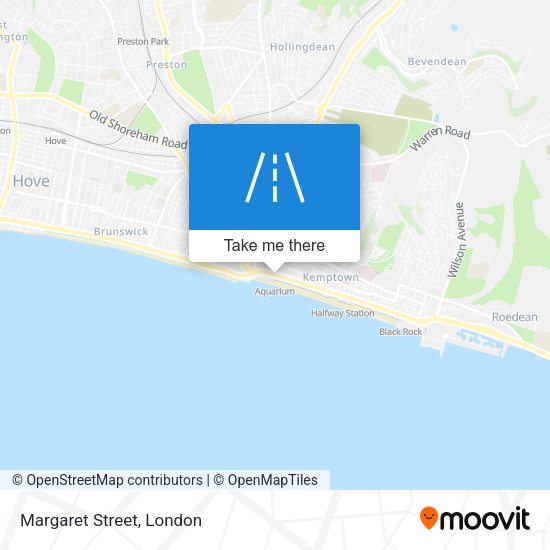 Margaret Street map