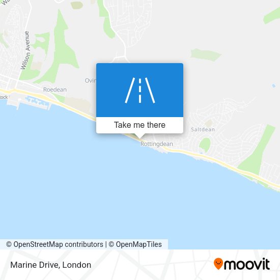 Marine Drive map