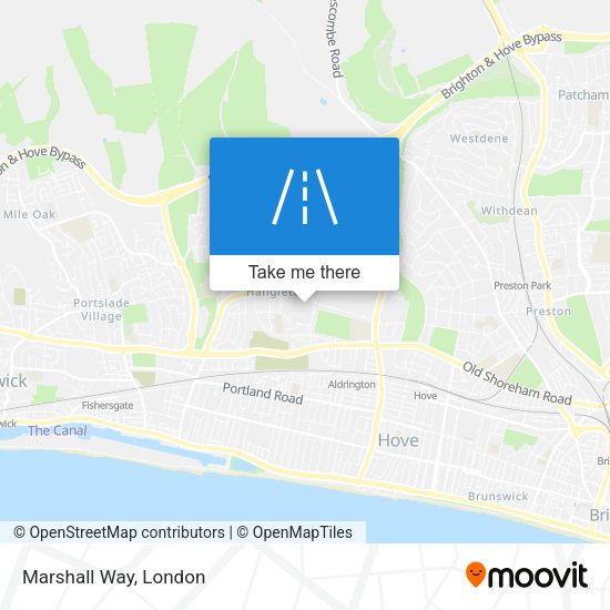 Marshall Way map