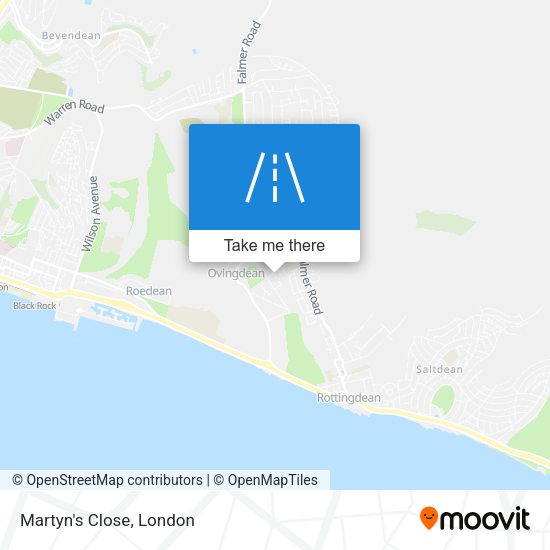 Martyn's Close map