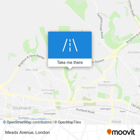 Meads Avenue map