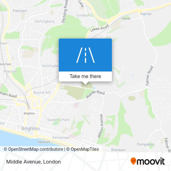 Middle Avenue map