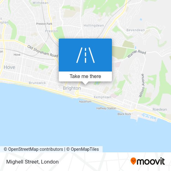 Mighell Street map