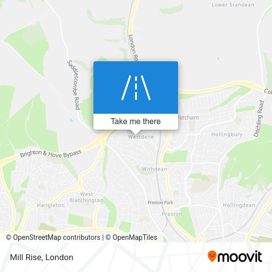 Mill Rise map