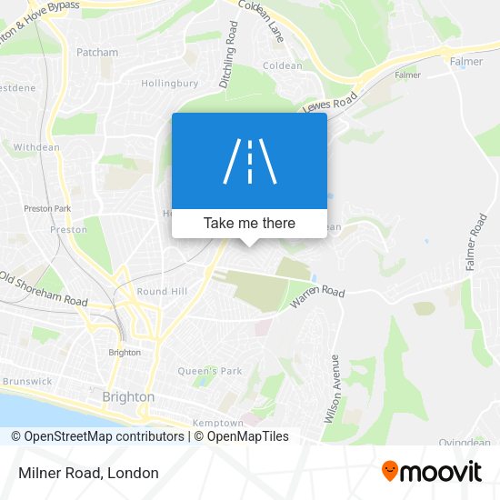 Milner Road map