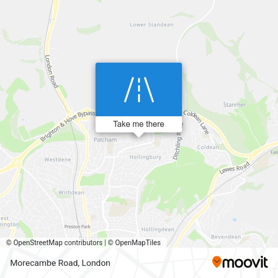 Morecambe Road map