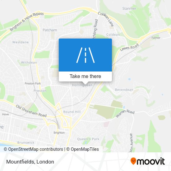 Mountfields map