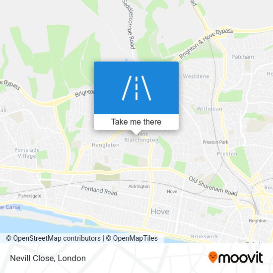 Nevill Close map