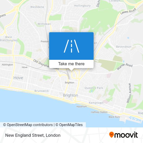 New England Street map