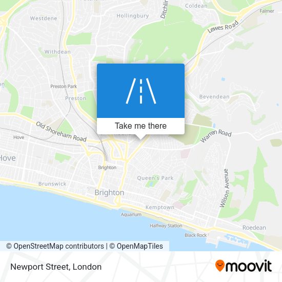 Newport Street map