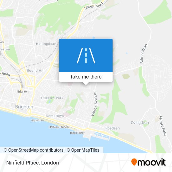 Ninfield Place map