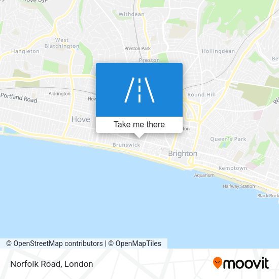 Norfolk Road map