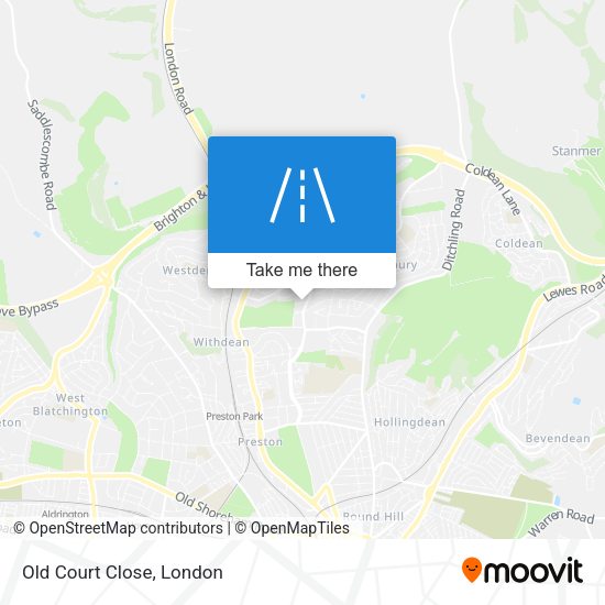 Old Court Close map