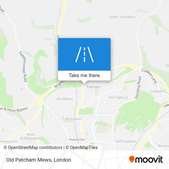Old Patcham Mews map