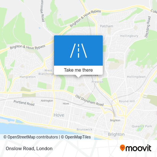 Onslow Road map