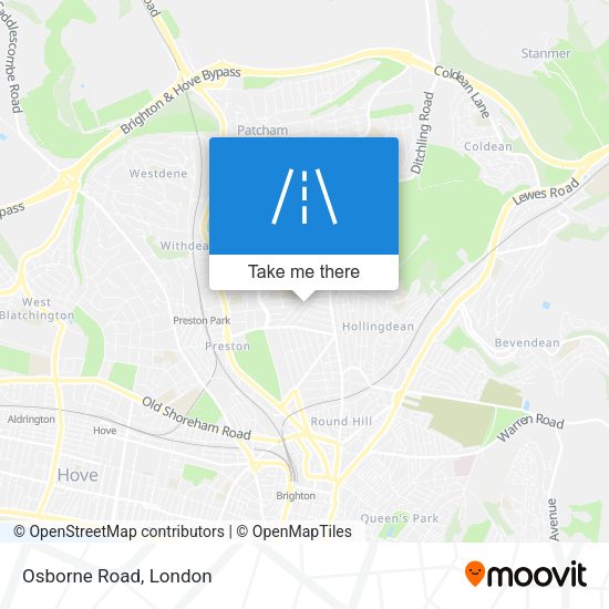 Osborne Road map