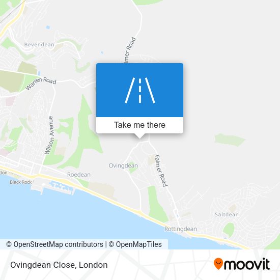 Ovingdean Close map