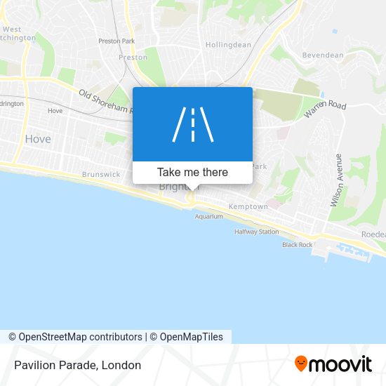 Pavilion Parade map