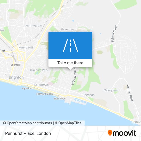 Penhurst Place map