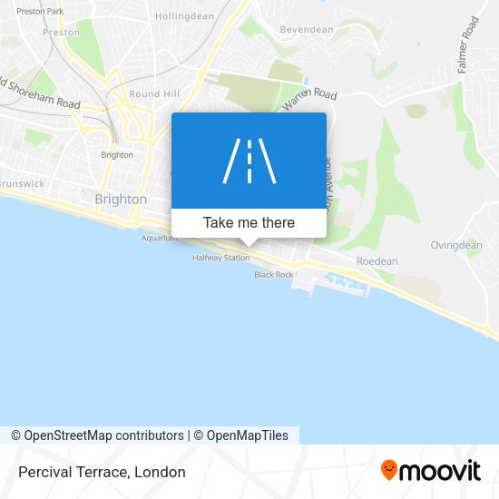 Percival Terrace map