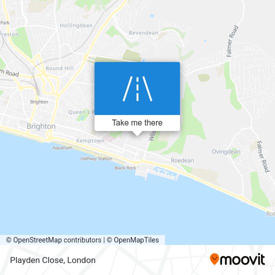 Playden Close map