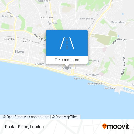 Poplar Place map
