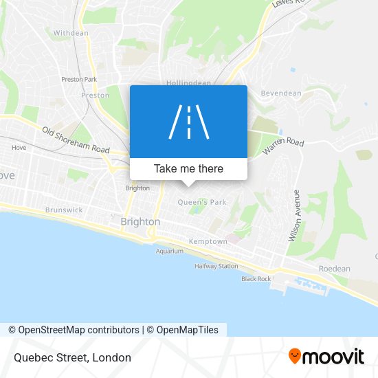 Quebec Street map