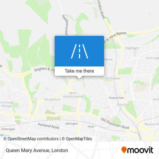 Queen Mary Avenue map