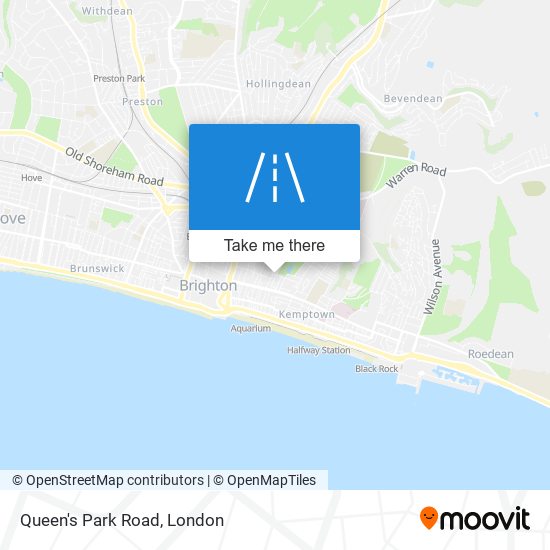 How to get to Queen's Park Road, Brighton And Hove by train or bus?