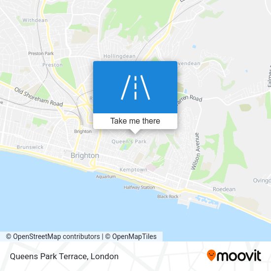 Queens Park Terrace map