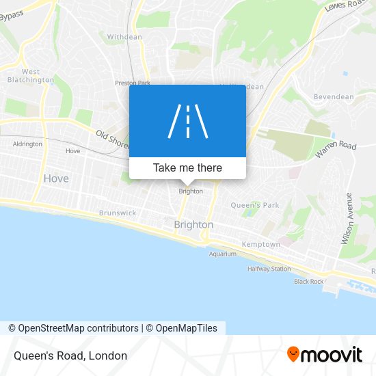 Queen's Road map
