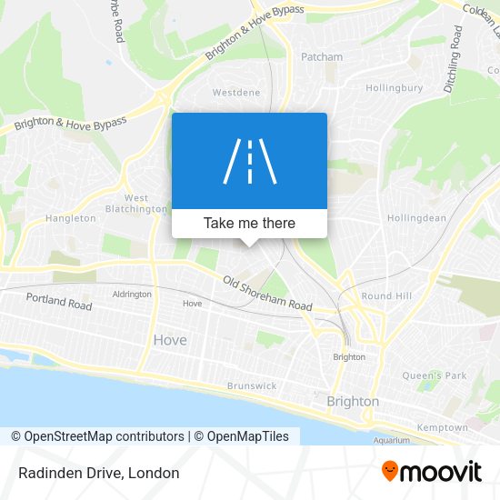 Radinden Drive map