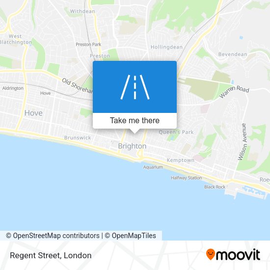 Regent Street map
