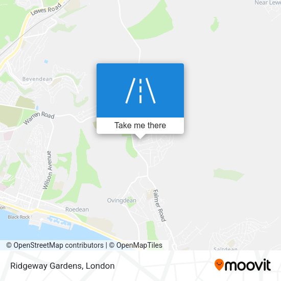 Ridgeway Gardens map