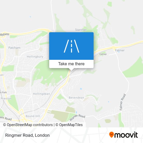 Ringmer Road map