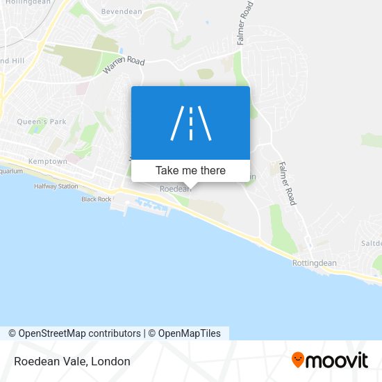 Roedean Vale map
