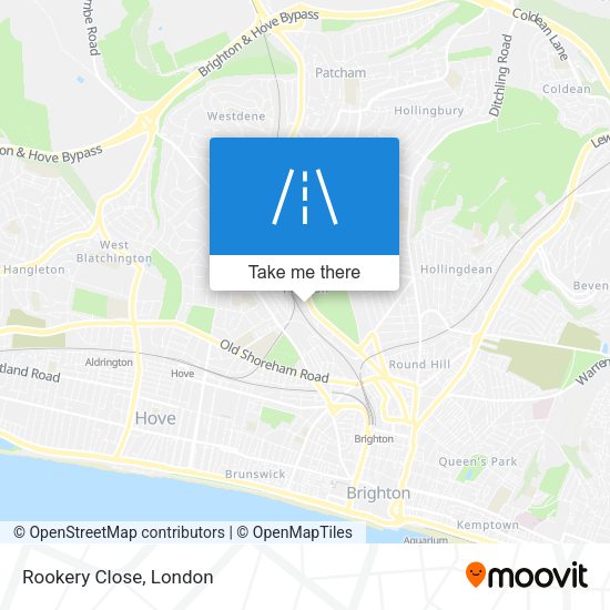 Rookery Close map