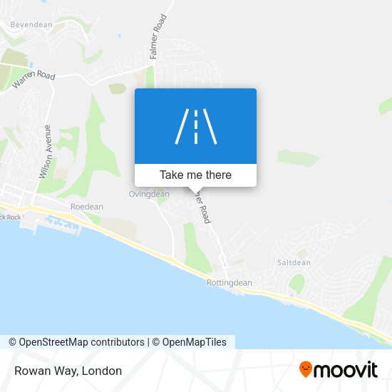 Rowan Way map