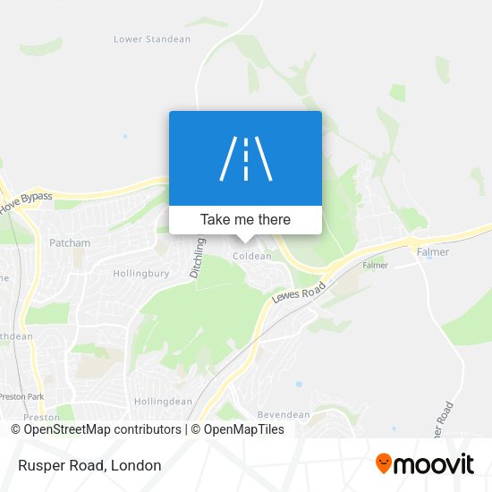 Rusper Road map
