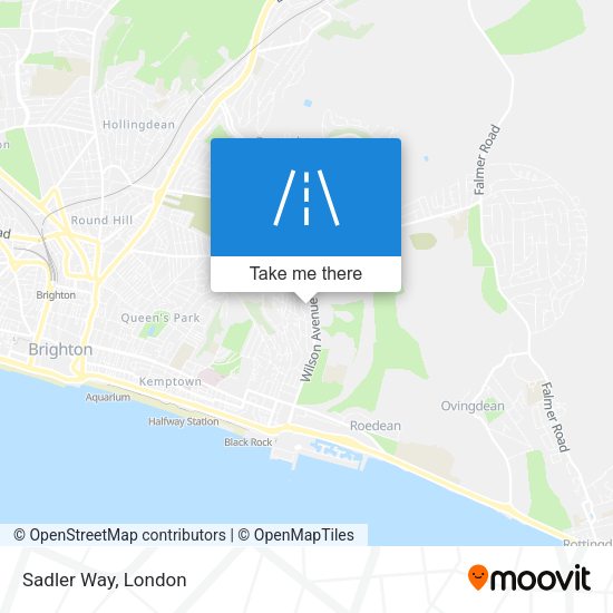 Sadler Way map