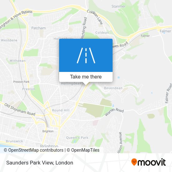 Saunders Park View map