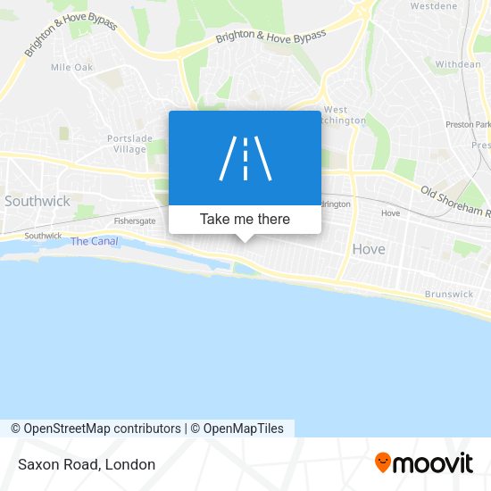 Saxon Road map