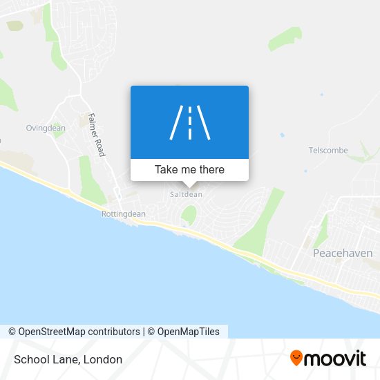 School Lane map