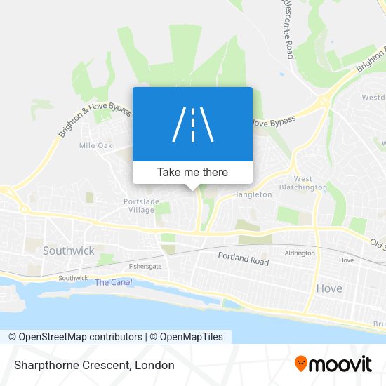 Sharpthorne Crescent map
