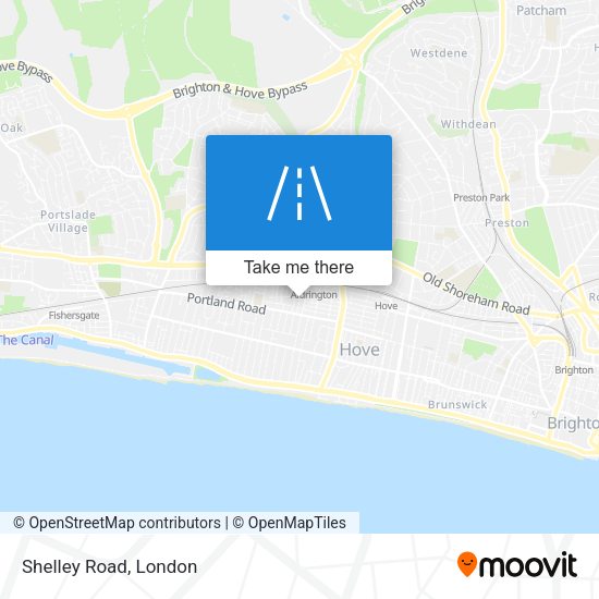 Shelley Road map